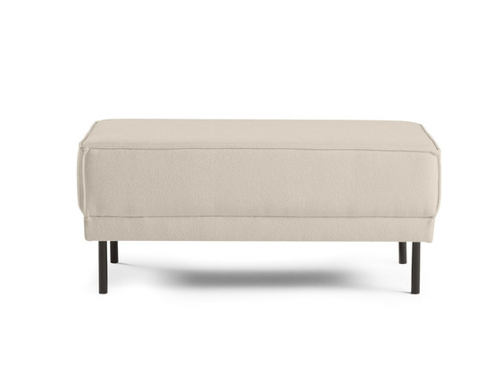 Charlie - pouf - pieds hauts - en tissu