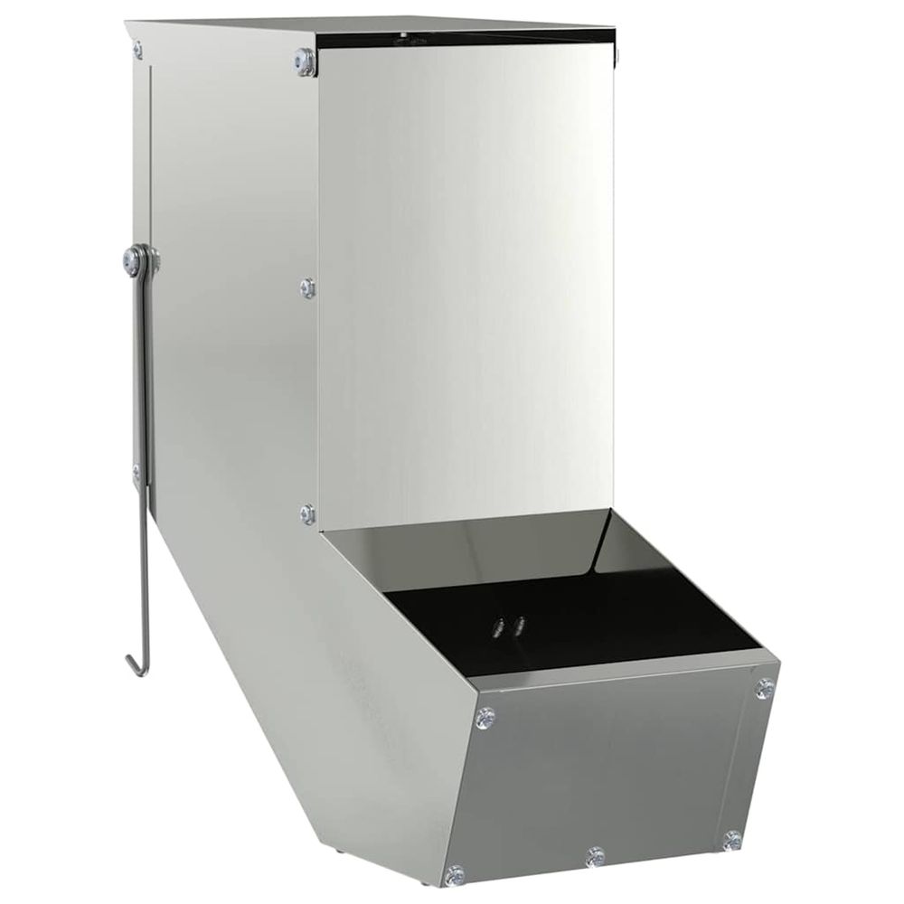 Distributeur pour lapins argenté 12,5 x 26 x 28,5 cm 1 kg