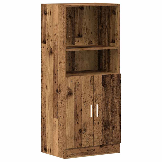 Armoire de cuisine vieux bois 57x41,5x131,5 cm bois ingénierie
