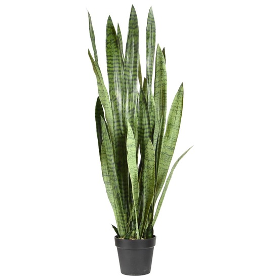 Sanseveria artificiel vert 130cm en pot