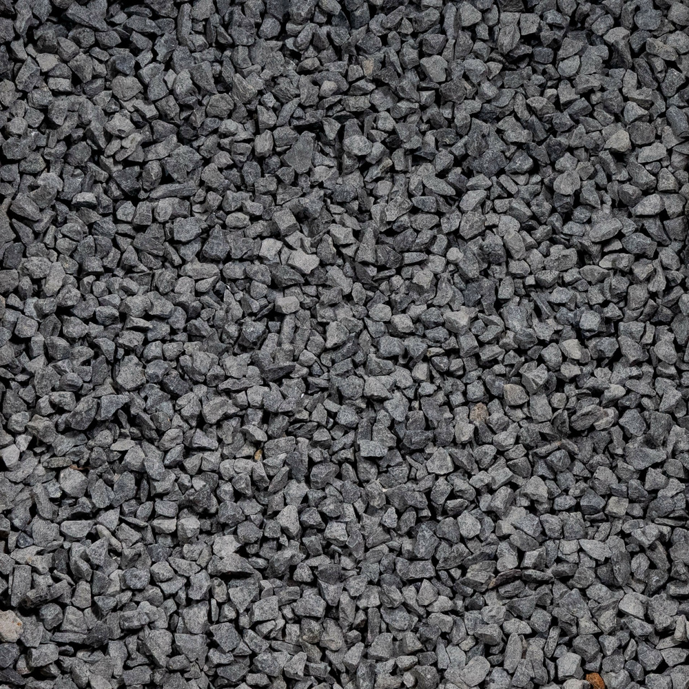 Pack 18 m² - gravier basalte noir / gris 8-11 mm (45 sacs = 900kg)
