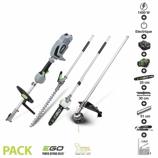 Pack multi-outils à batterie 3 en 1 batterie chargeur inclus egopower