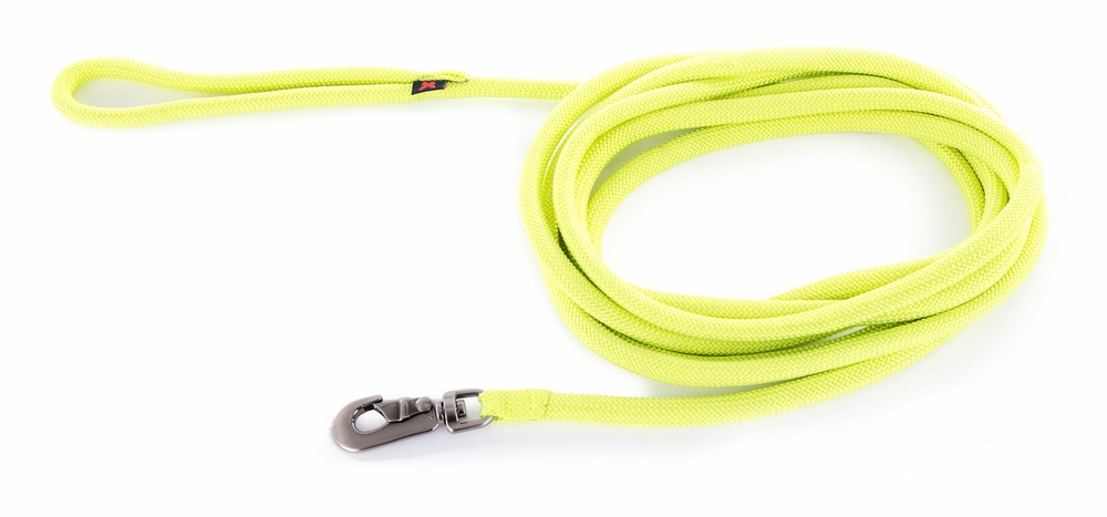 Martin sellier - laisse-longe pour chiens en nylon rond martin sellier - laisse avec mousqueton d'attache rapide