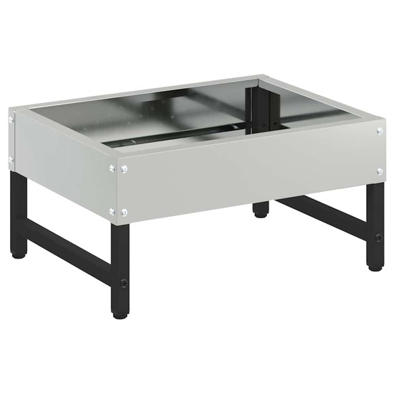 Nourrisseur pour oiseaux argent 80 x 28 x 13.5 cm