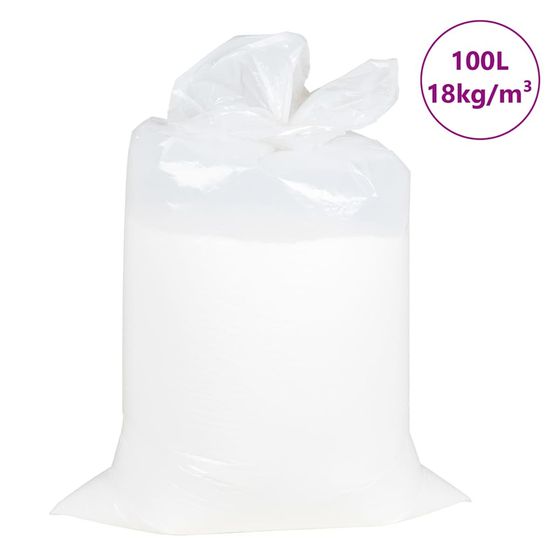 Remplissage pouf eps 100 l, blanc, 18 kg/m³