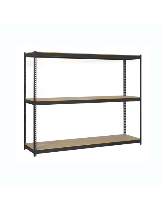 Etagère sans vis simonforte 2407-3 chipboard antracite/bois antracite/bois 2000x2400x750 - simonrack