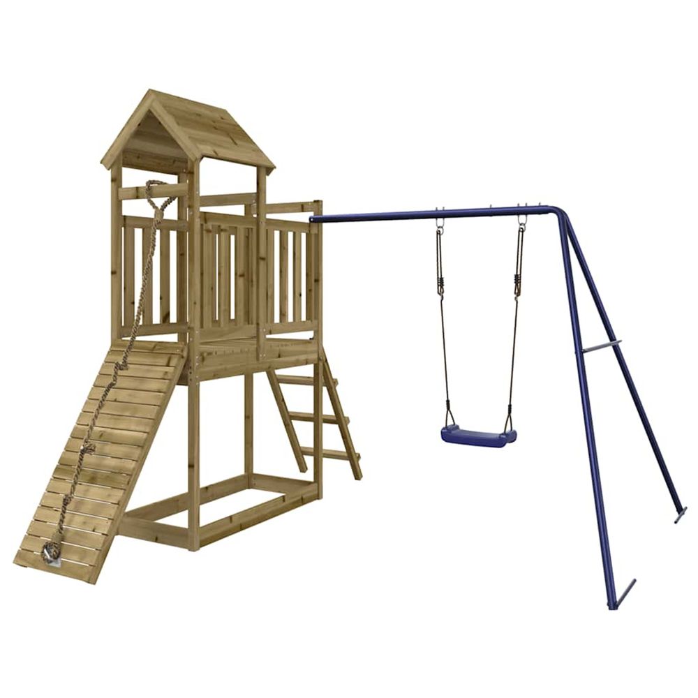 Aire de jeux d'extérieur bois de pin imprégné