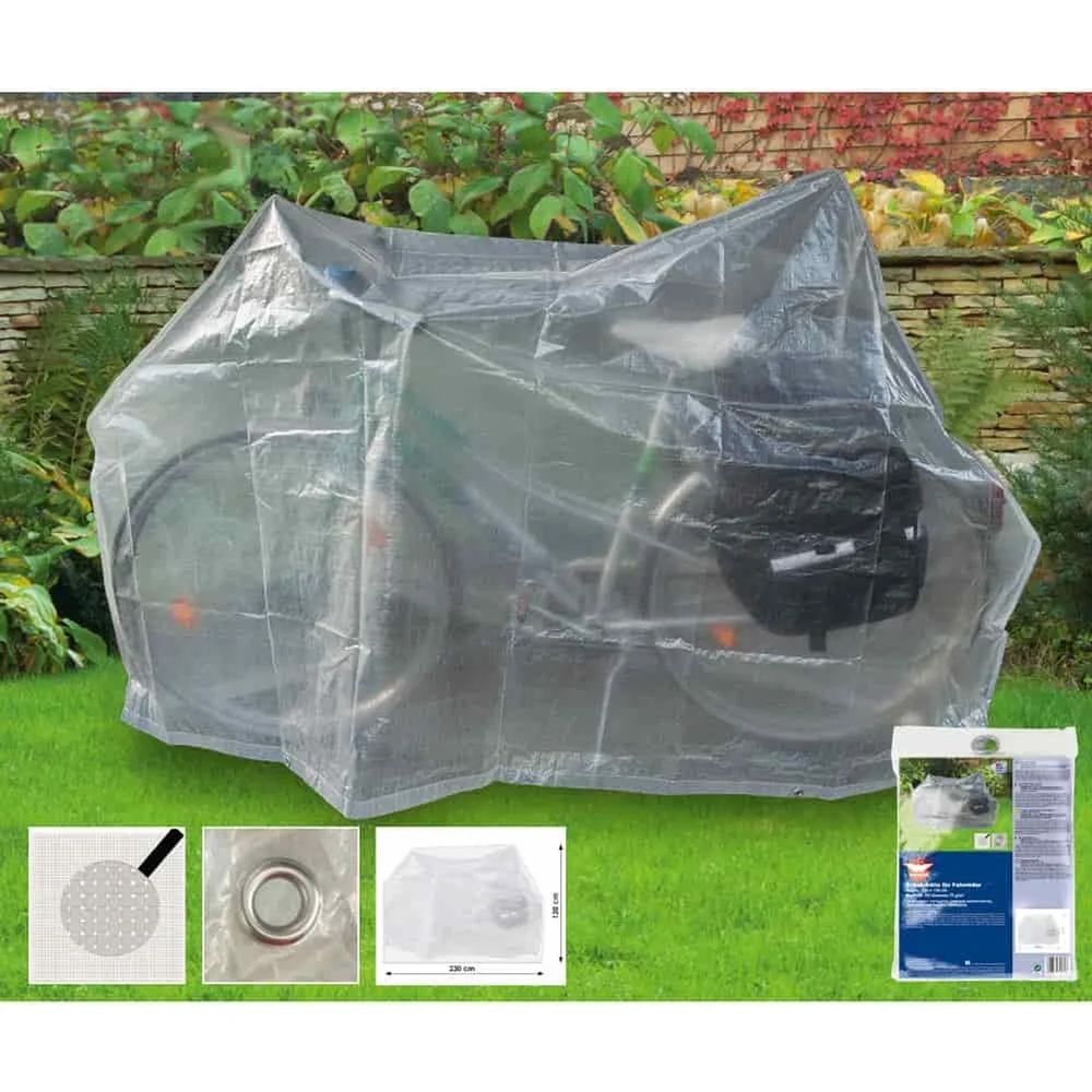 Housse de protection vélo transparente 230x120cm