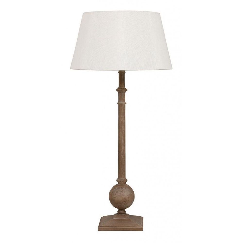Lampe naturel bois blanc - basique interior's