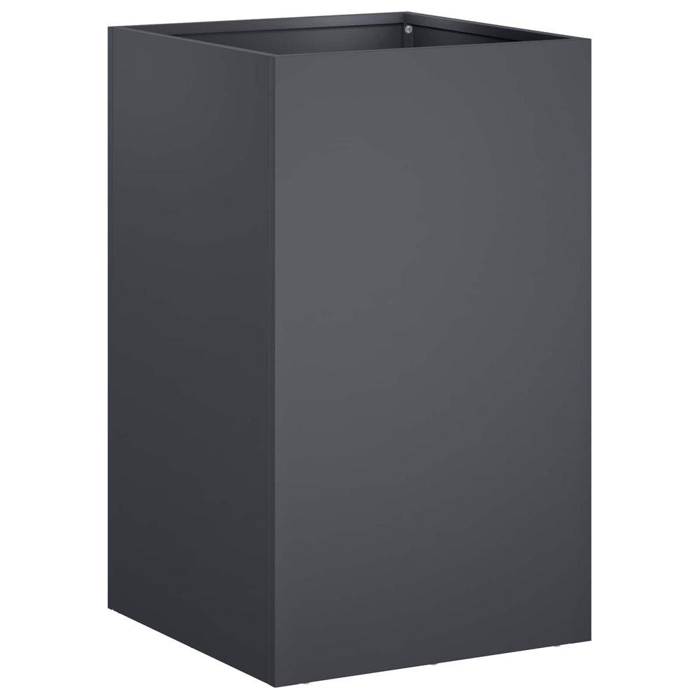 Cache-pot de jardin anthracite 30 x 30 x 40 cm