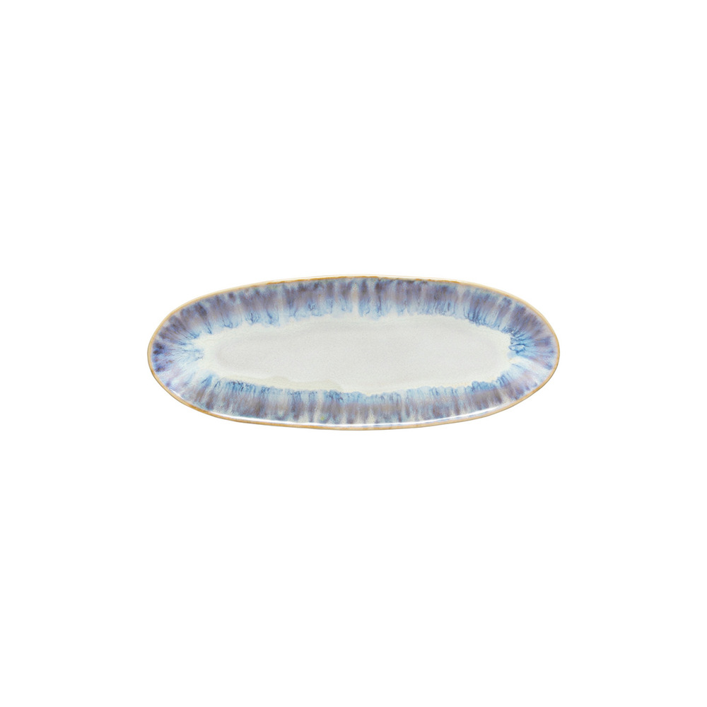 Assiette plate ovale 24,3 x 9,2 cm brisa - lot de 2 - costa nova