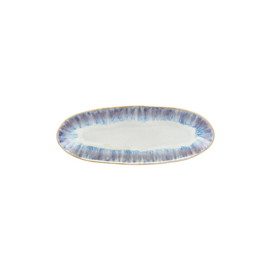 Assiette plate ovale 24,3 x 9,2 cm brisa - lot de 2 - costa nova
