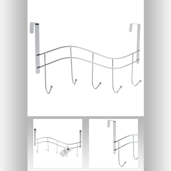 5five - patère 5 têtes vague métal