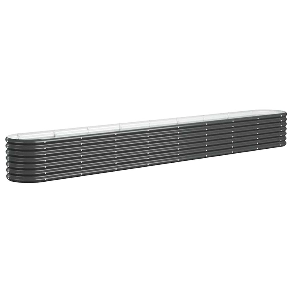 Lit surélevé de jardin acier galvanisé anthracite