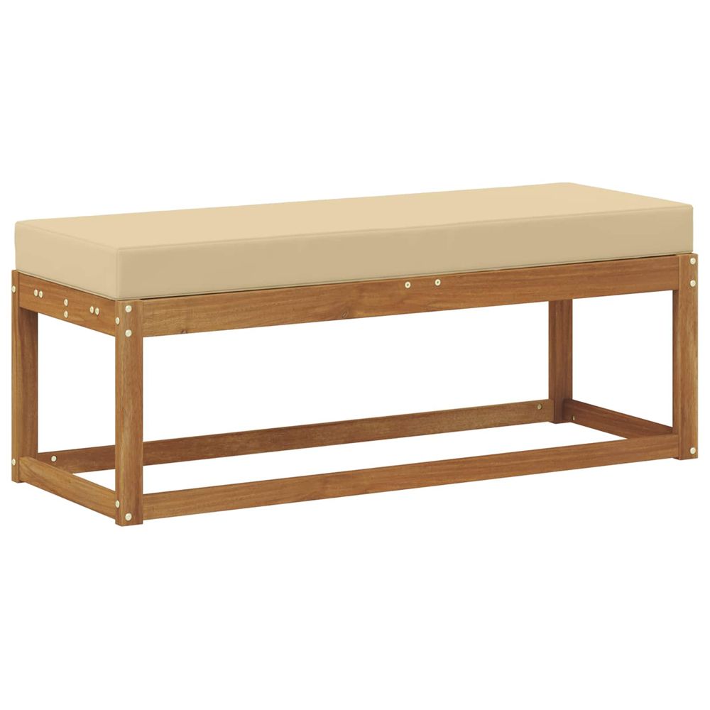 Banc de jardin bois d'acacia massif naturel