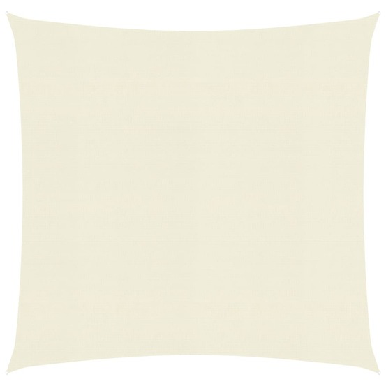 Voile d'ombrage 160 g/m² 4,5 x 4,5 m pehd crème