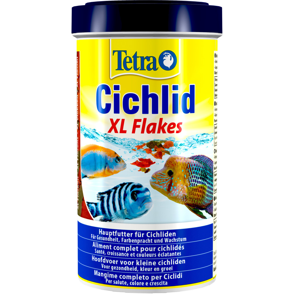 Cichlid xl flocons 80 g 500 ml nourriture pour cichlidés et poissons d'orne