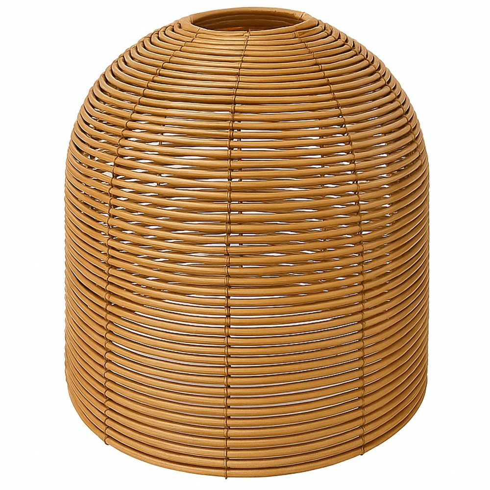 Abat jour poly rotin seul hang boheme h31cm