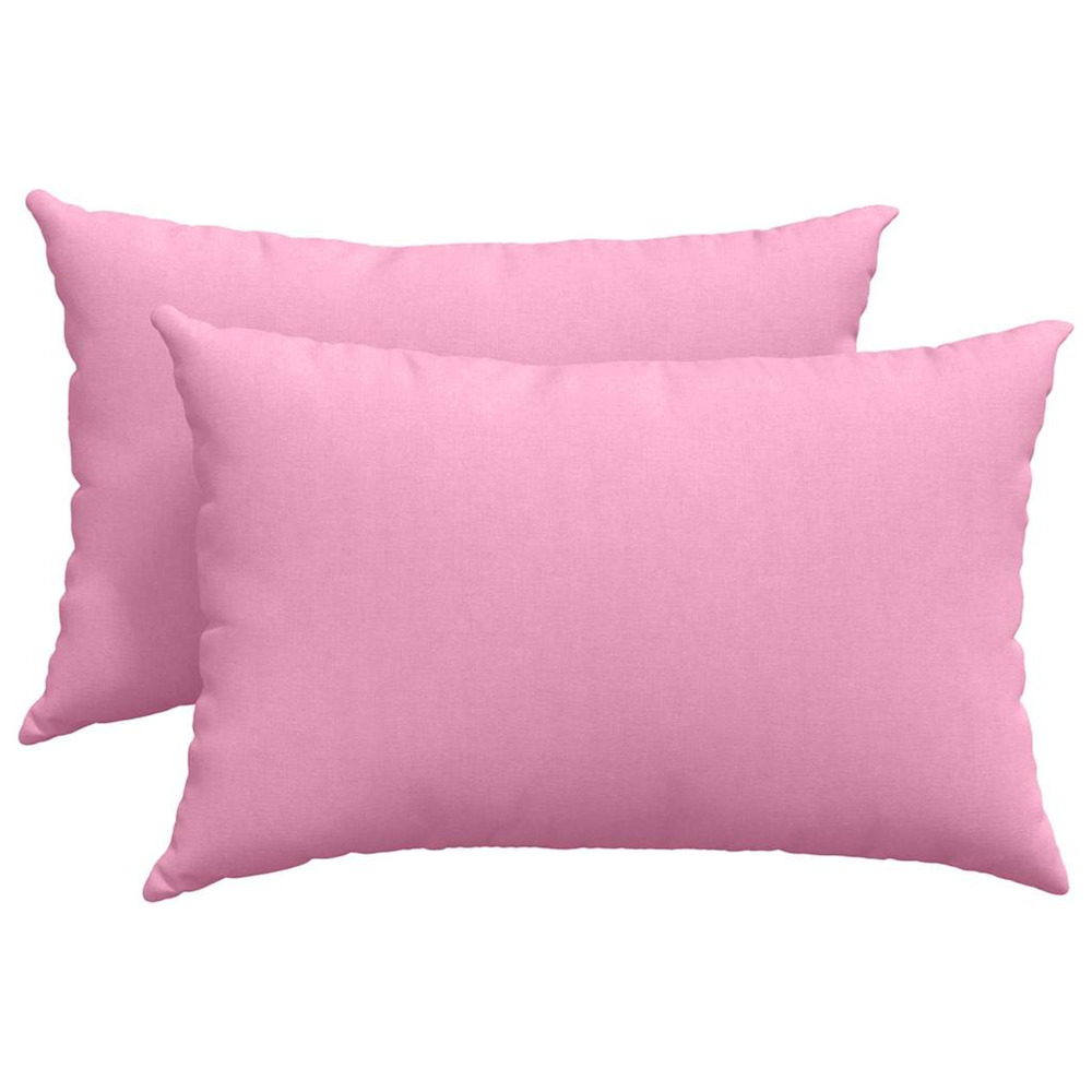 Coussins de canapé 2 pcs rose 60 x 40 cm tissu