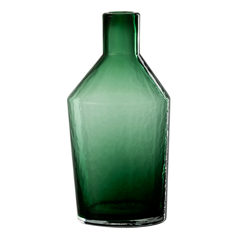Vase bouteille en verre 