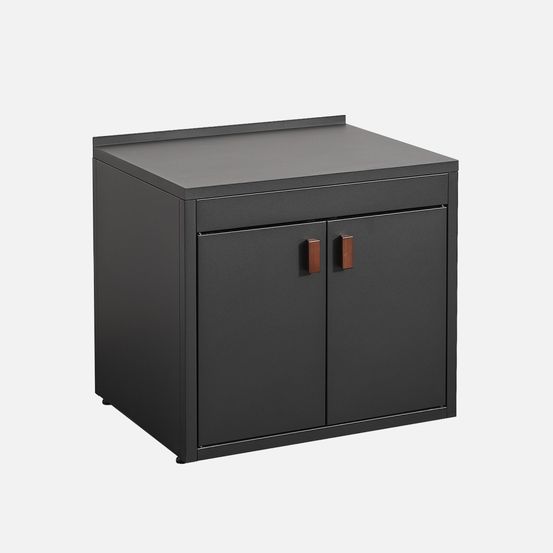Module de cuisine extérieure acier 2 portes l75,5cm - thira