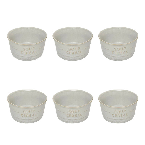 Lot de 6 bols en faïence
