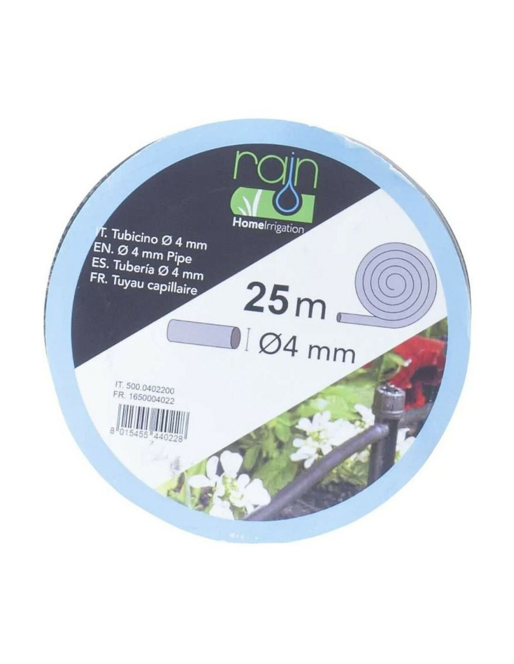 Tuyau capillaire ø 4 x 6.5mm - 25 mêtres - rain
