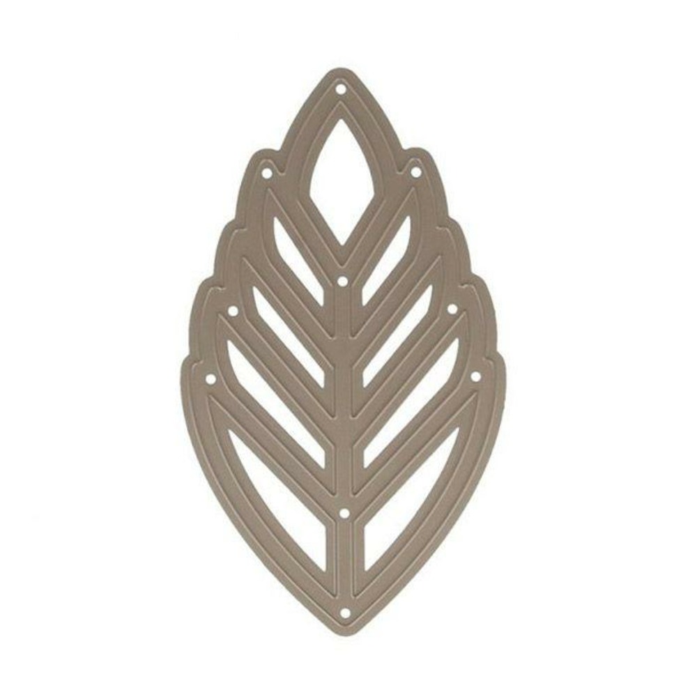 Matrice de découpe feuille tropicale 13,5 x 7,5 cm