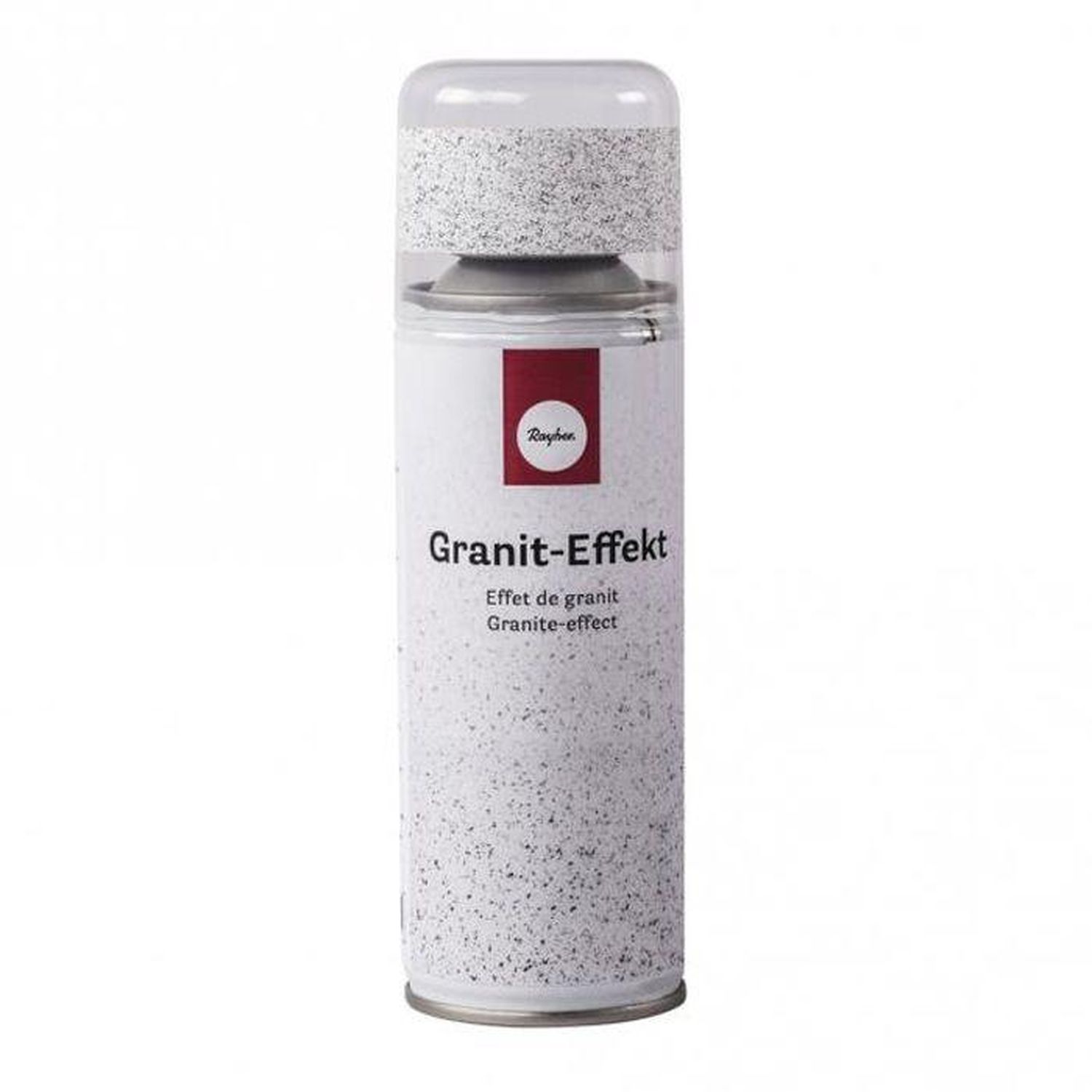 3 sprays de peinture effet granit 200 ml - blanc