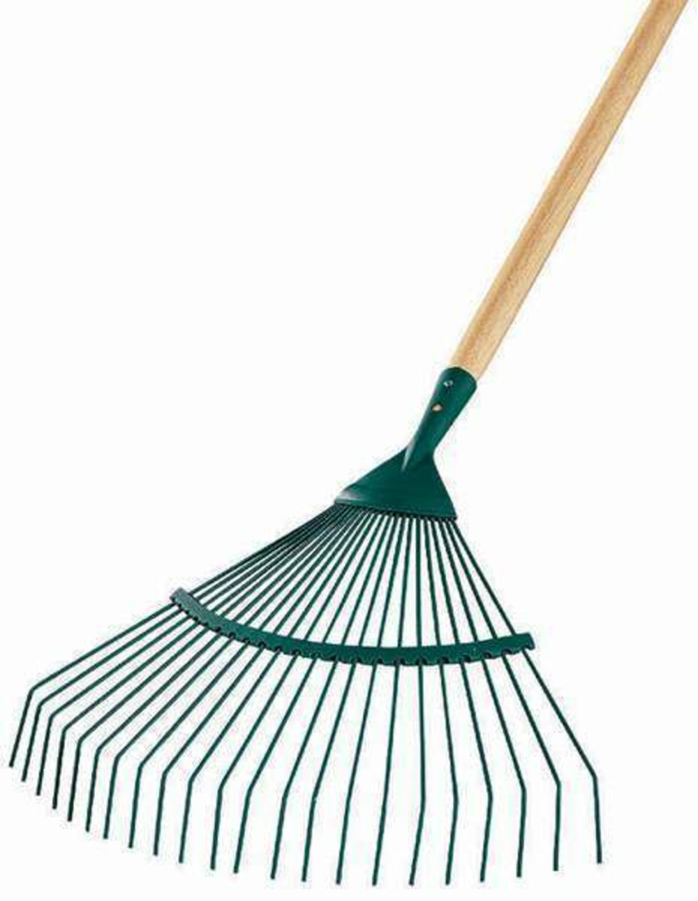 Balai à gazon fil rond manche bois 44 cm