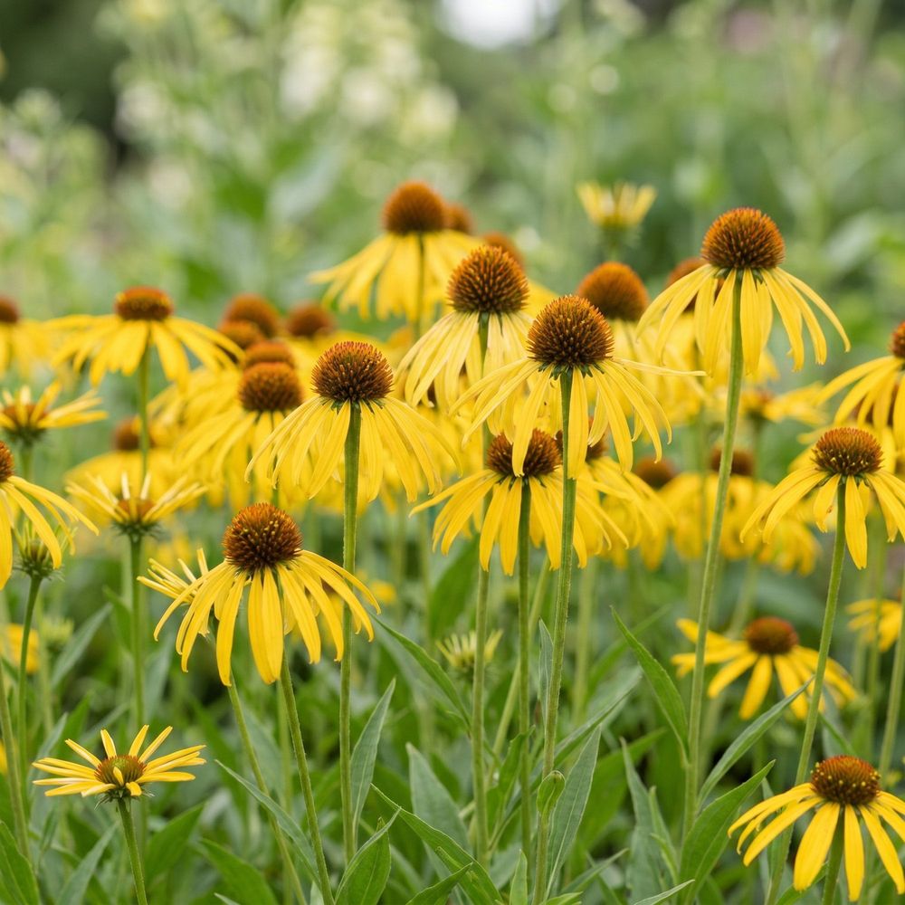 Échinacée jaune - vivace mellifère - pot de 11cm - hauteur 15-25 cm - plante d’extérieur - ø11cm