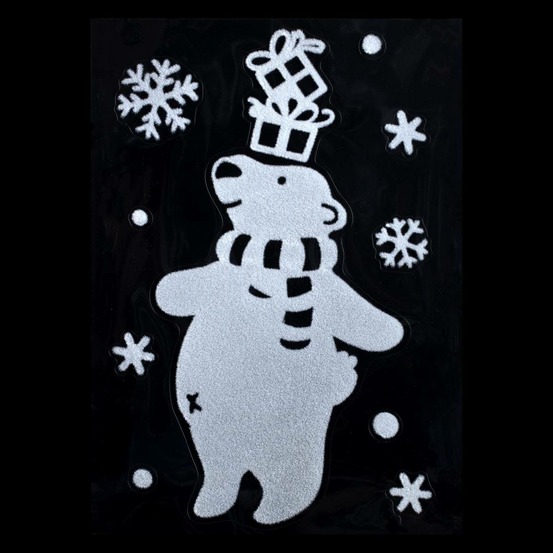 Stickers floquée personnalisé 28 x 40 cm