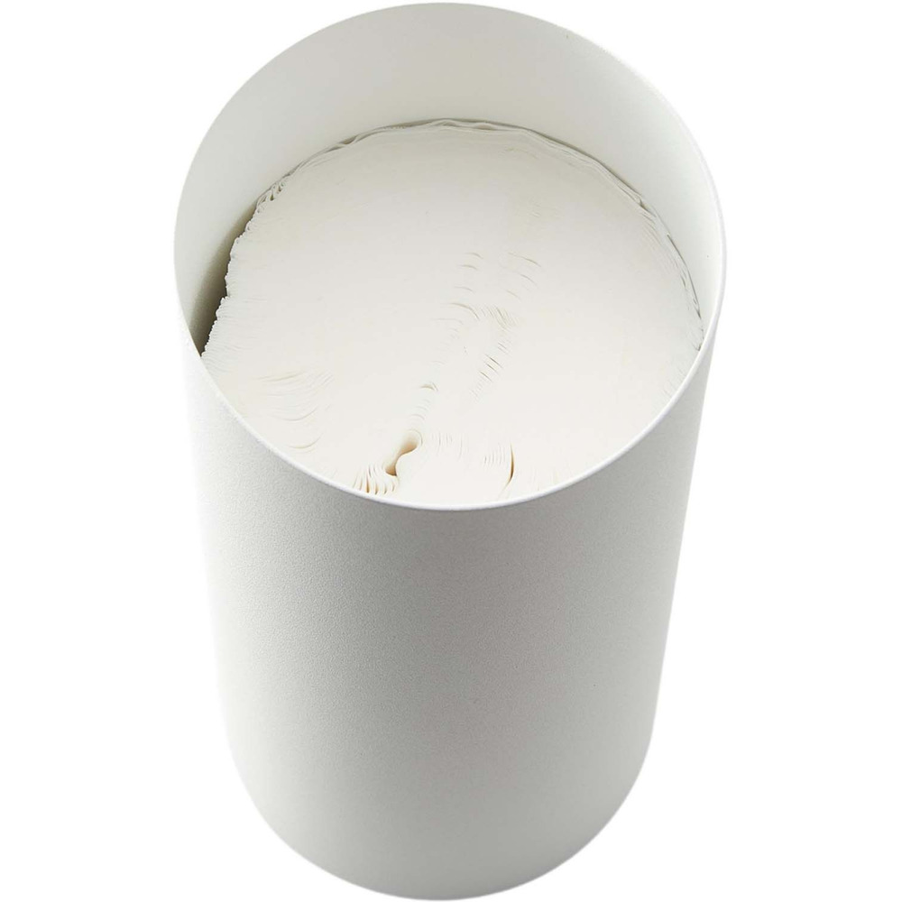 Boîte à mouchoirs ronde en métal tissue