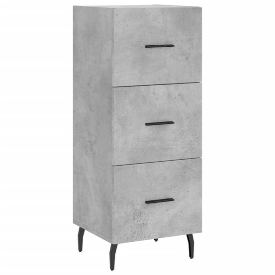 Buffet bahut commode armoire meuble de rangement organisateur cuisine salle de séjour salon 34,5 x 34 x 90 cm bois d'ingénier