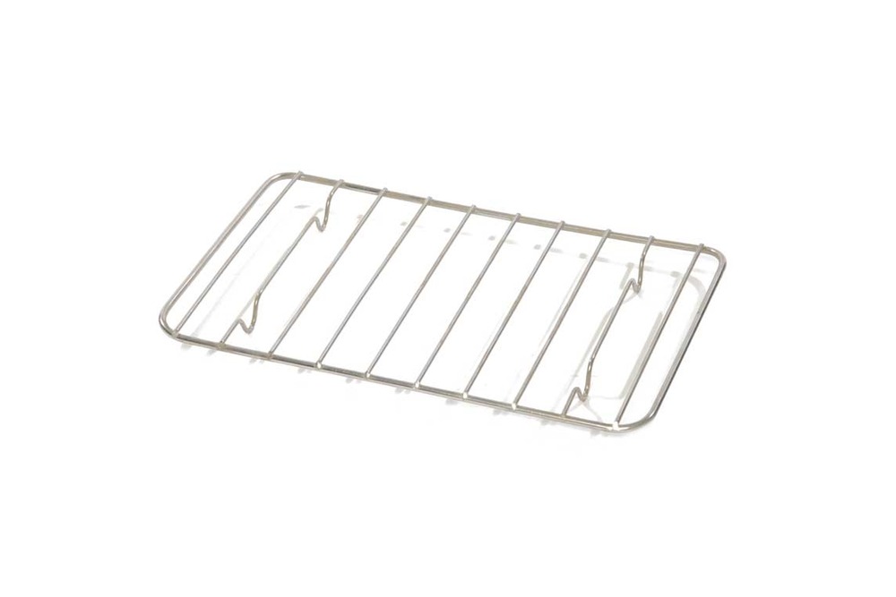 Grille fond de plat inox - 26x17 cm - matériel chr pro