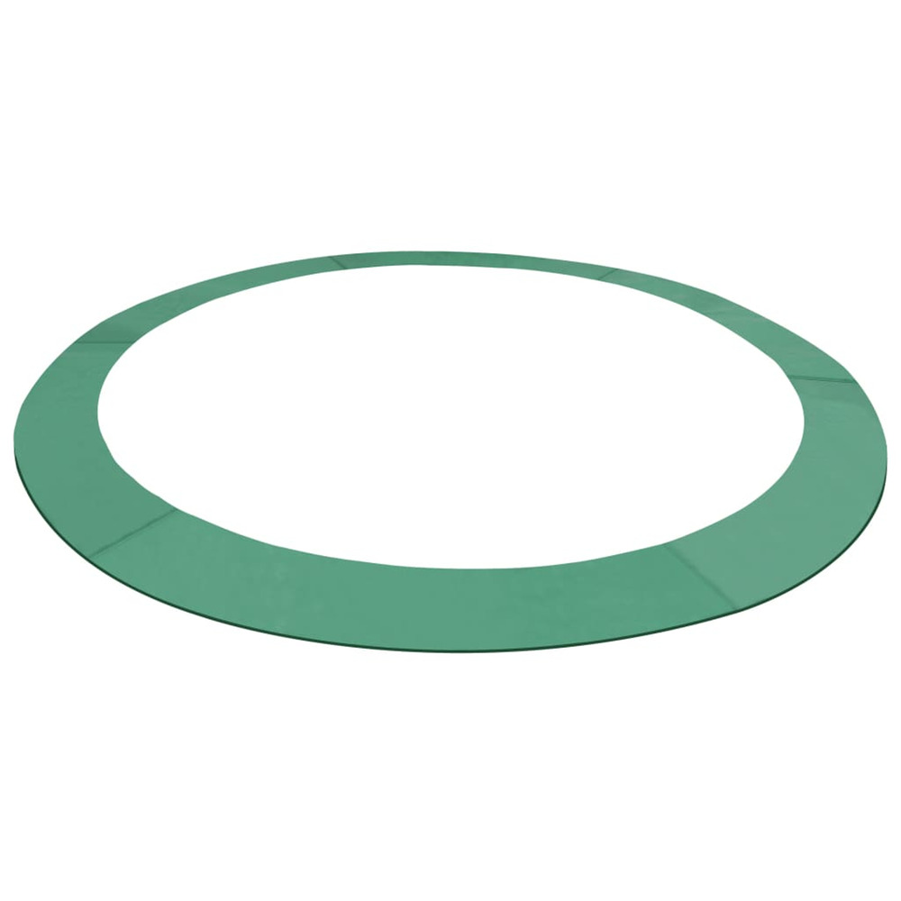 Coussin de sécurité pe vert de trampoline rond de 3,05 m