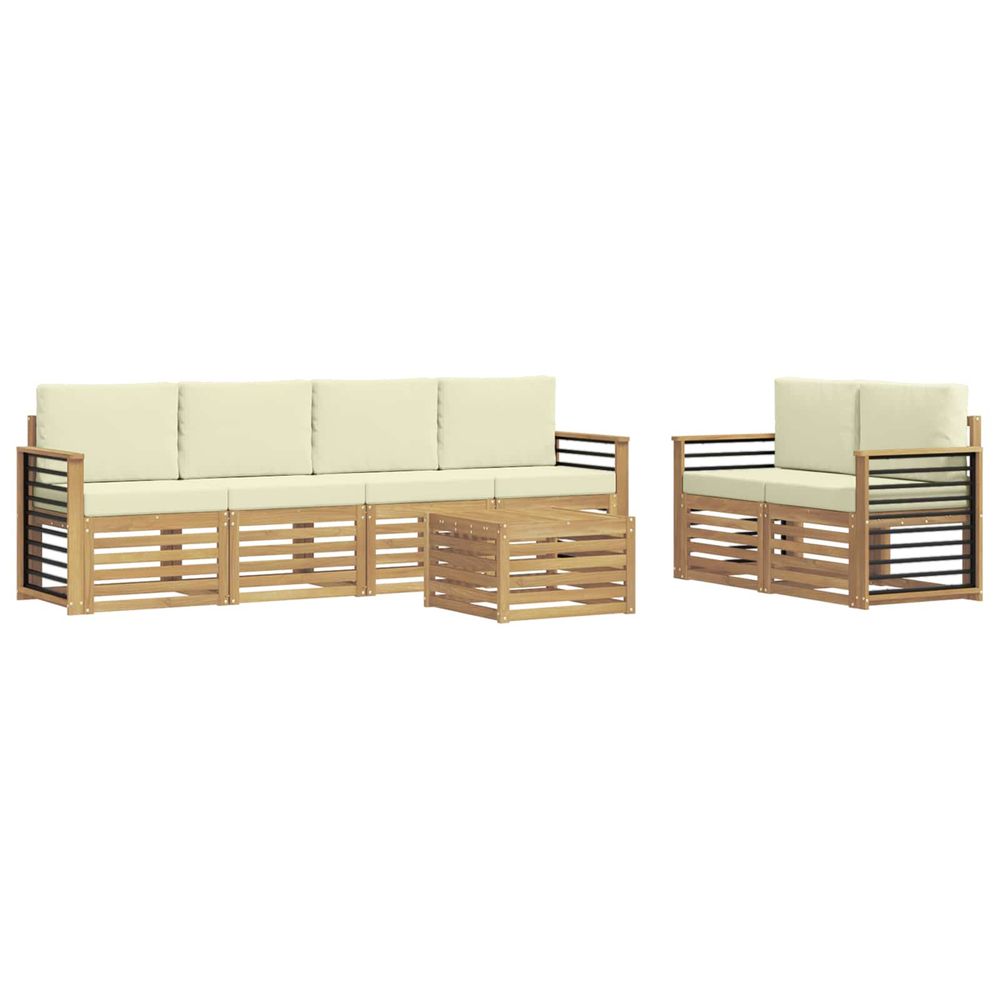 Ensemble de canapés d'extérieur 7 pc
