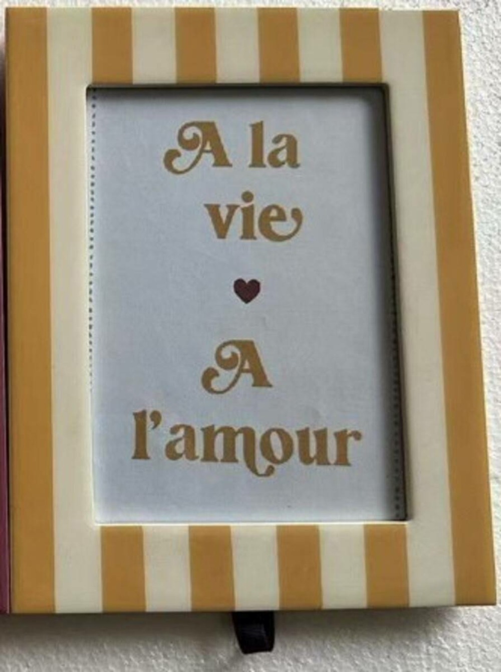 Cadre-photo cheri jaune 18x23cm