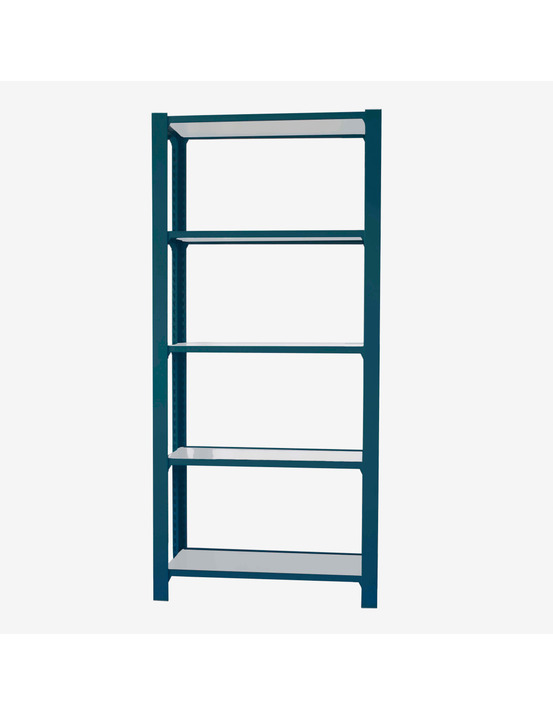 Etagère légère sans vis officlick 5/400 metal i.m. Antracite/blanc antracite/blanc 2100x900x400 - simonrack