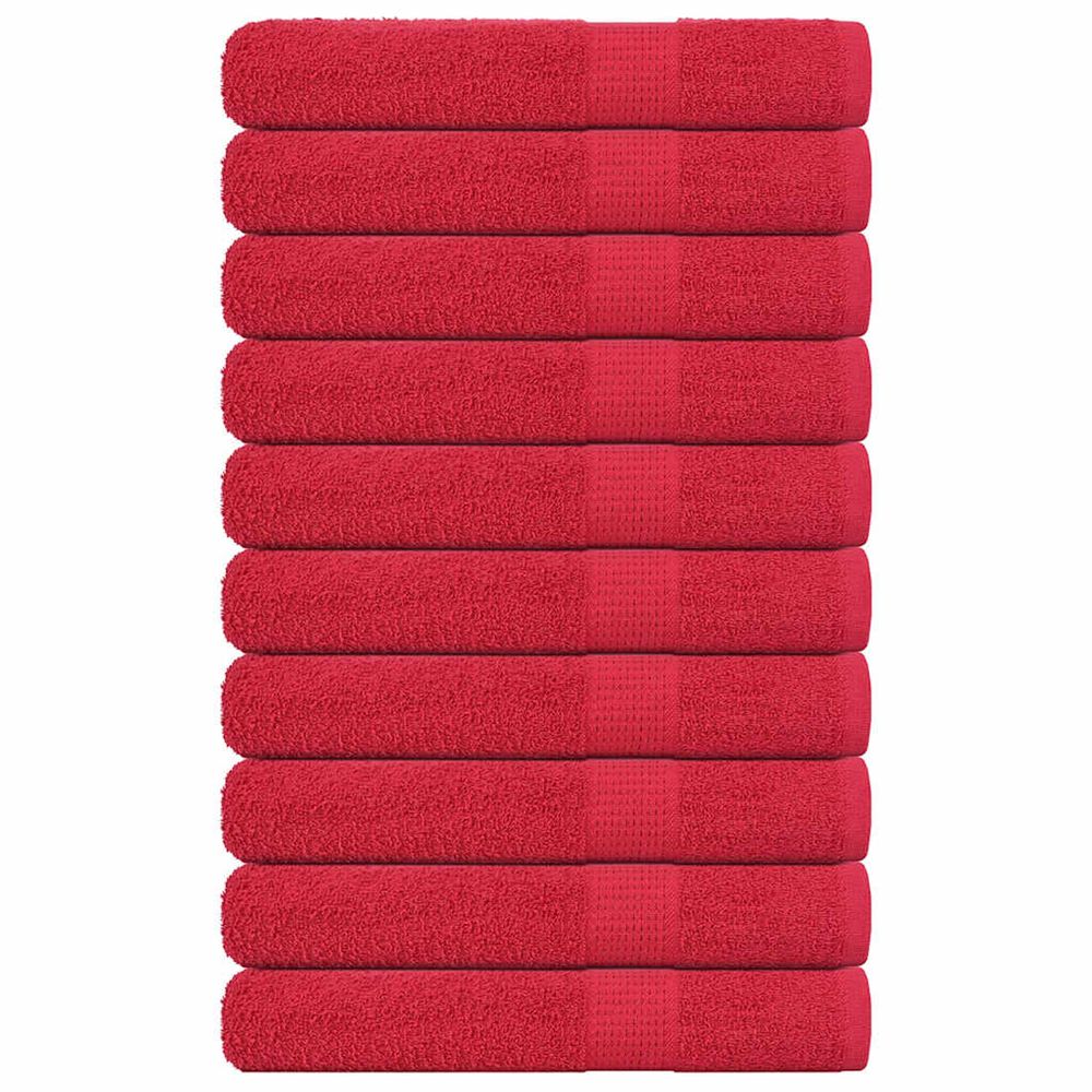 Serviettes frogn 10 pcs rouge 100x200 cm 360 g/m²