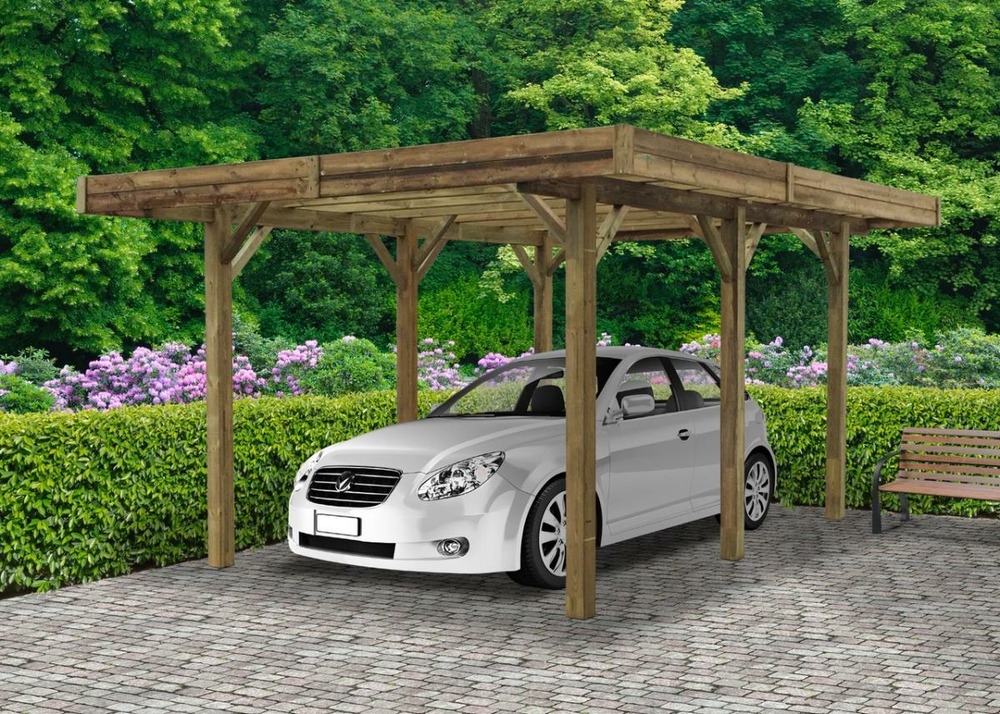 Carport superia base 500x400cm hauteur 273cm