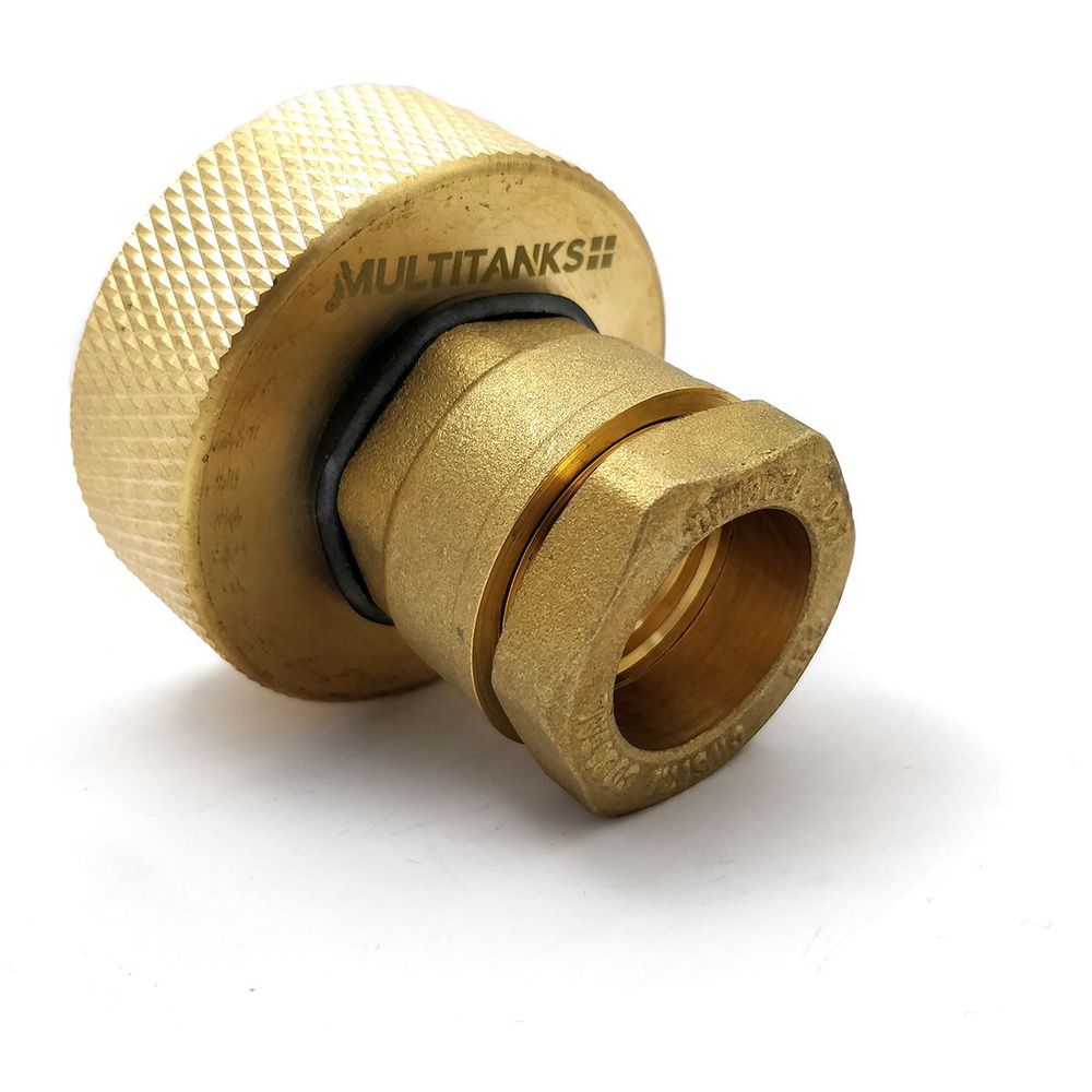 Raccord s60x6 - pression 25mm tout en laiton
