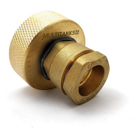 Raccord s60x6 - pression 25mm tout en laiton