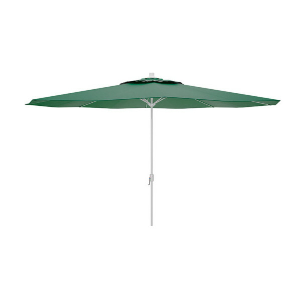 Parasol acier 8 baleines d300 cm polyester vert jardin, piscine et terrasse 10190