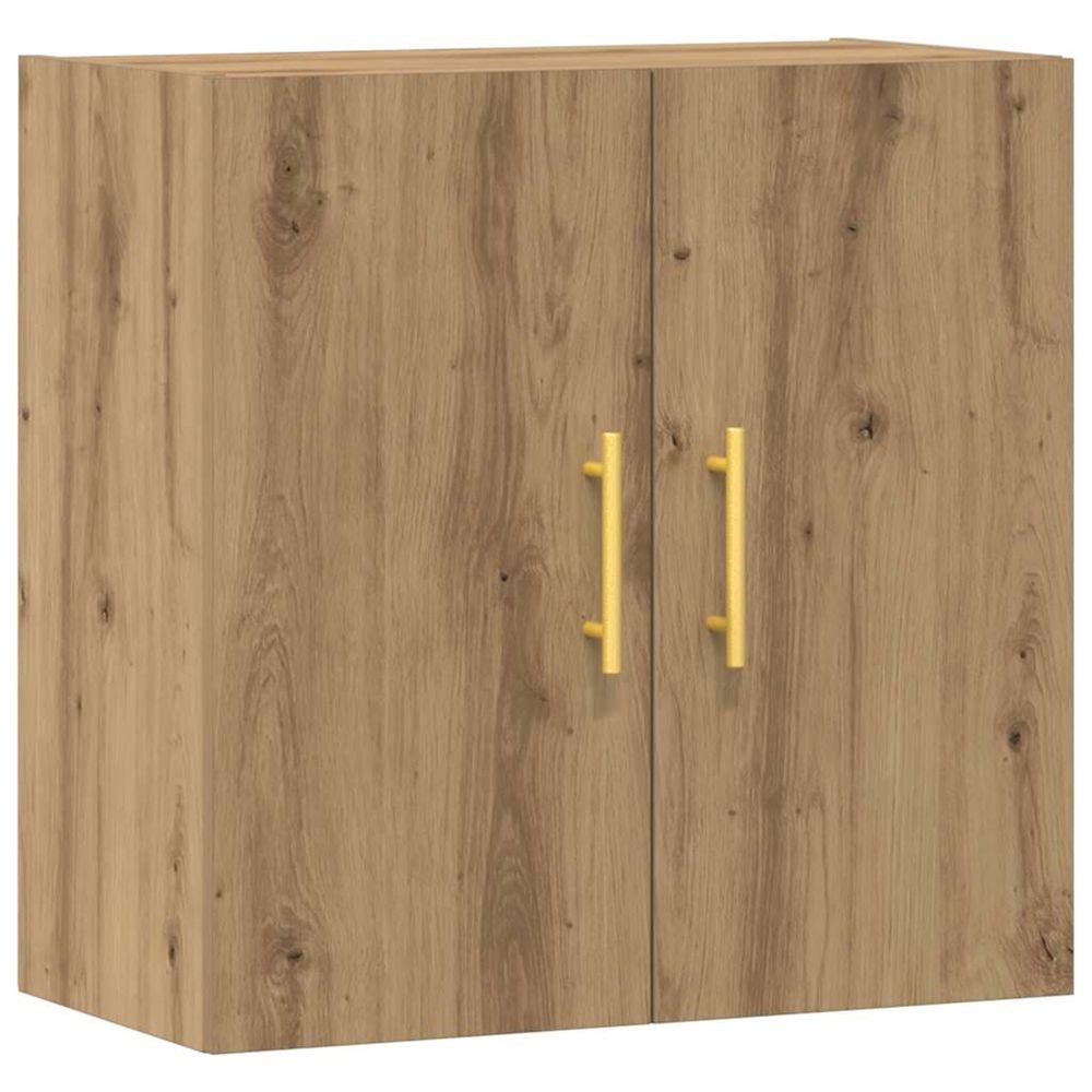Armoire murale chêne artisanal 60x31x60 cm bois d'ingénierie