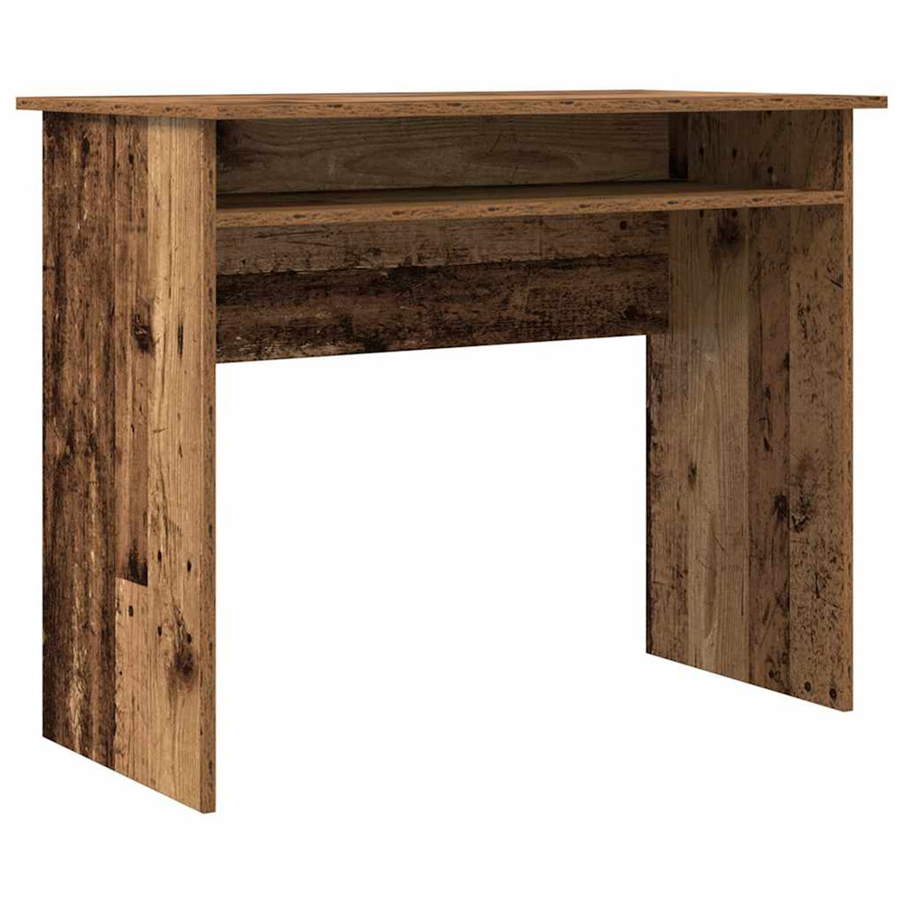 Bureau vieux bois 90x50x74 cm bois d'ingénierie