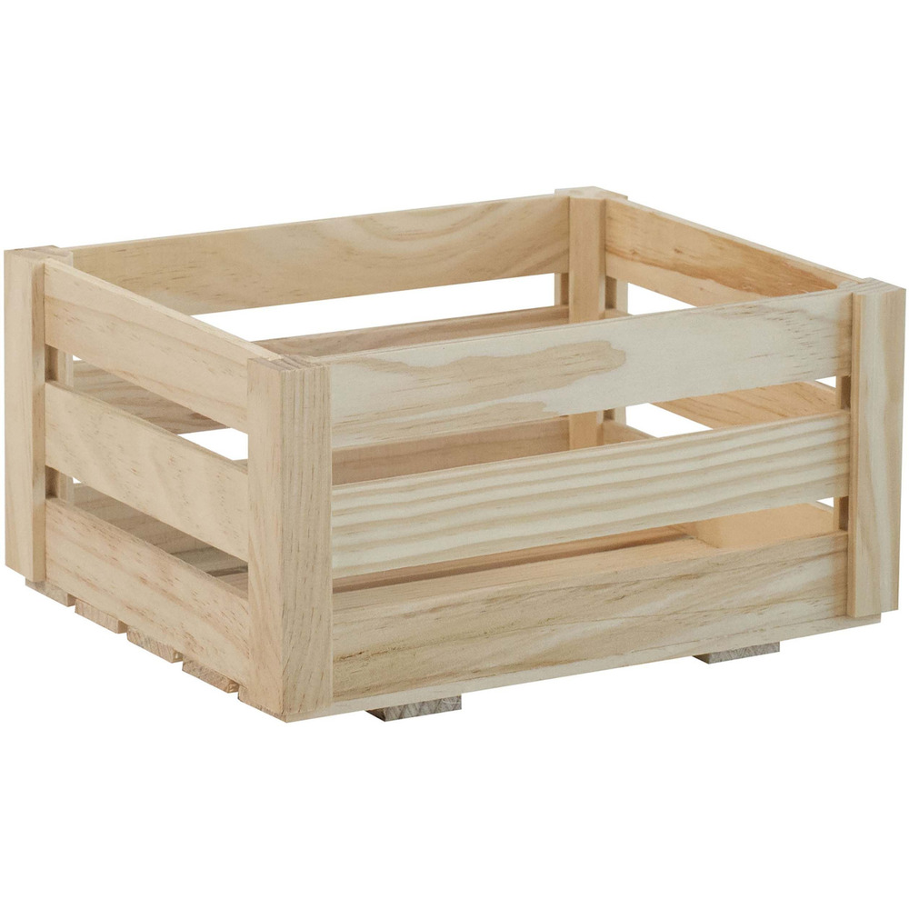 Caisse de rangement en pin massif home box petite