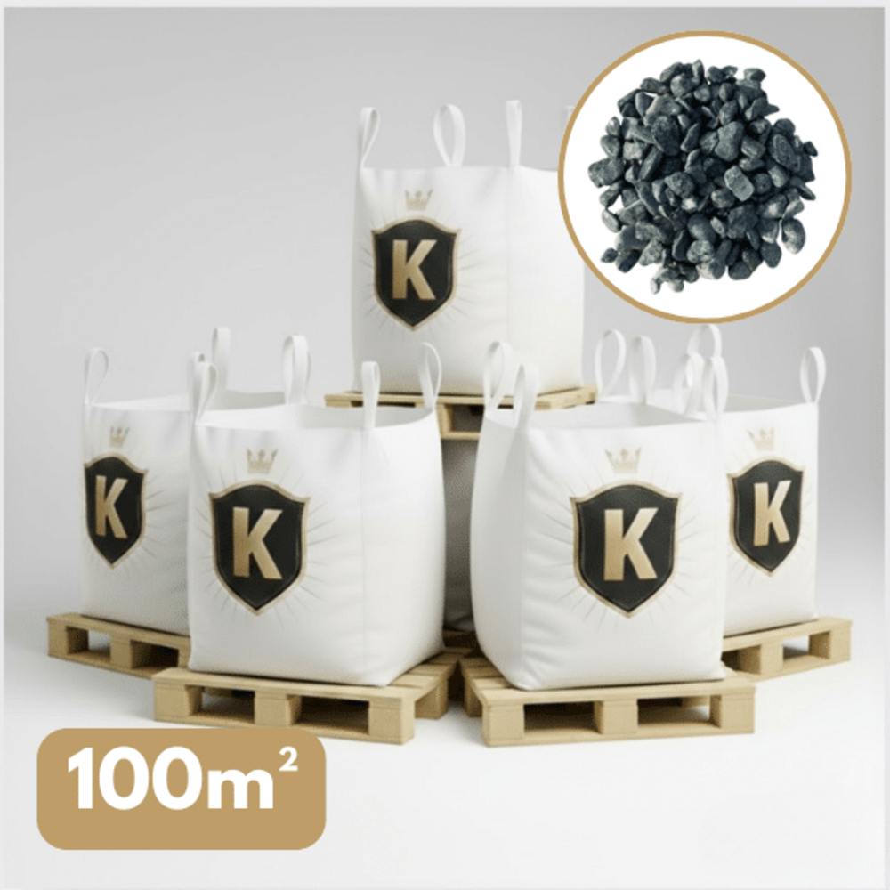 Galet marbre vert 15/25 mm – pack 5 big bag +/- 1,5t – 100 m²