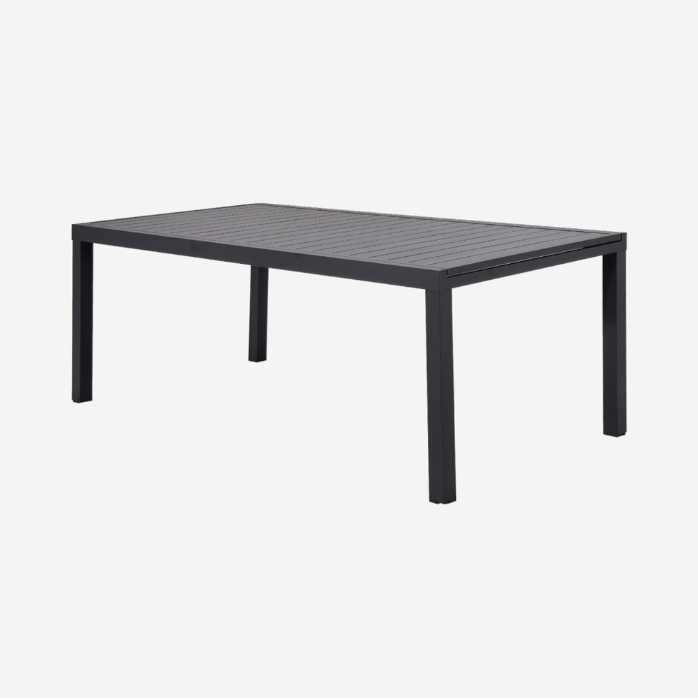 Table de jardin extensible aluminium 10-12 places - elora