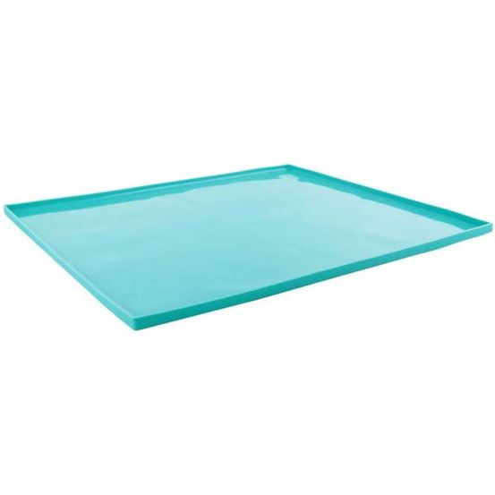 Plaque à génoise en polypropylène 41x35 cm bleu vert